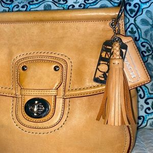 Coach 70th anniversary Limited Edition Legacy Willis 19132 Crossbody in tan.